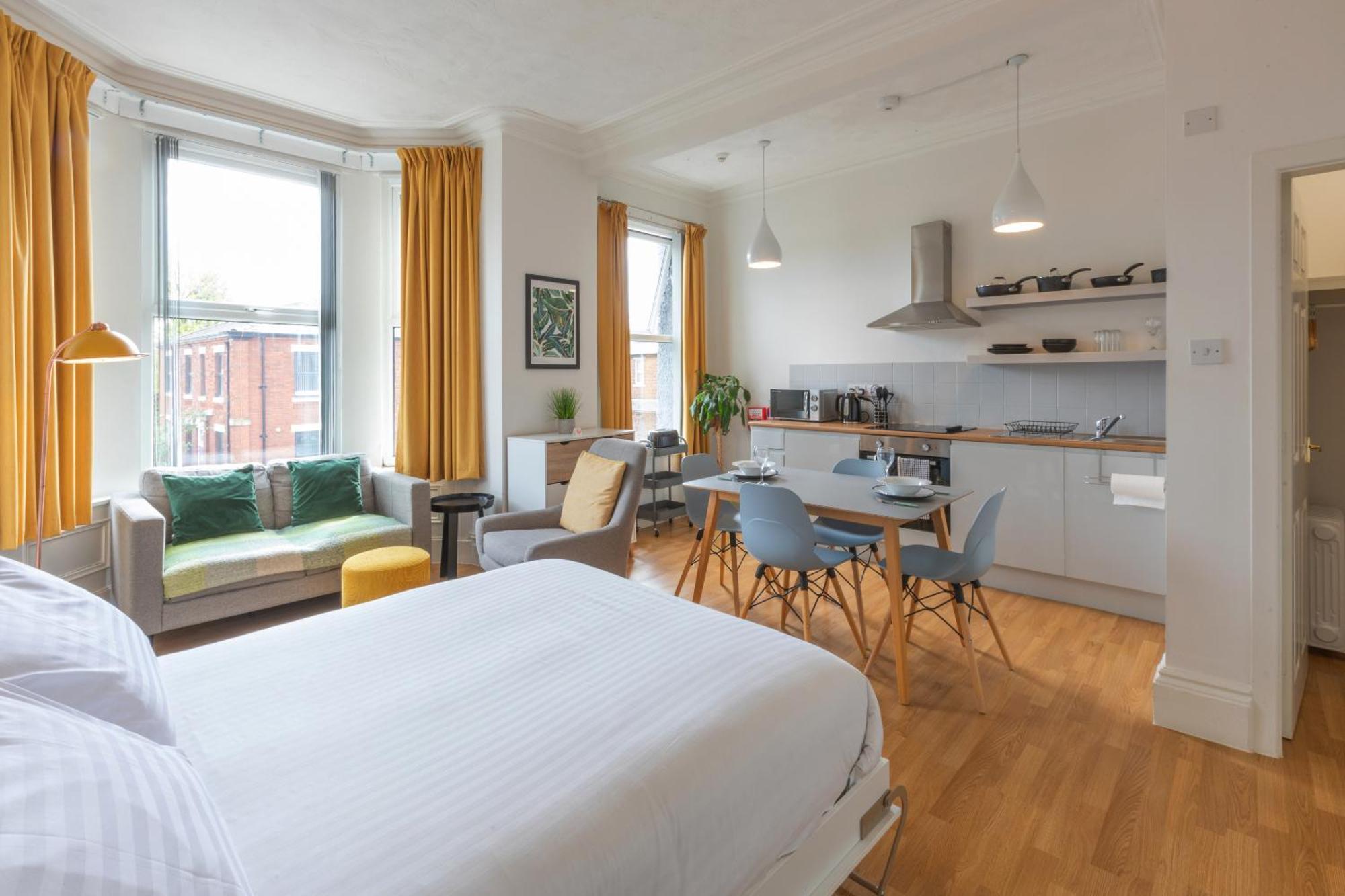 Studio Stay Fulwood Heights Престон Номер фото